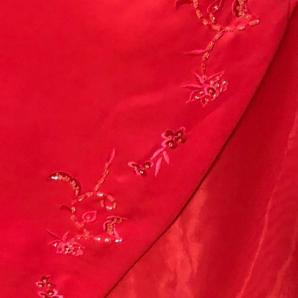 New Gorgeous Fuchsia Pink Evening Dress - Size 8 - Picture 5 of 9